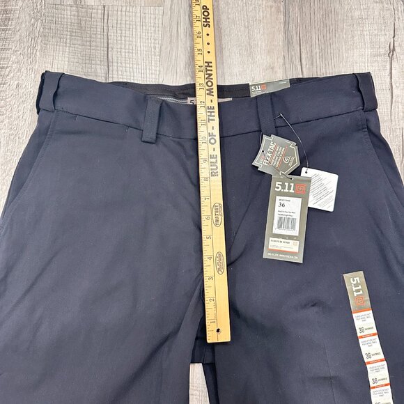 NEW 5.11 Tactical Pants Mens 36X40 Unhemmed Black Flex Tac Cargo Utility Stretch - Picture 5 of 11